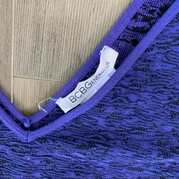 BCBGeneration Blue 3/4 Sleeve Bodycon Dress, XS/S - Picture 4 of 5